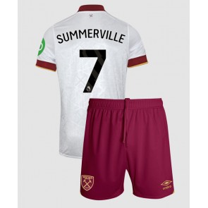 Billiga West Ham United Crysencio Summerville #7 Tredjeställ Barn 2024-25 Kortärmad (+ Korta byxor)